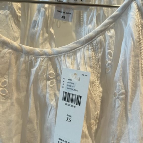 VELVET by  Graham and Spence : Embroidered white blouse - Picture 2 of 4